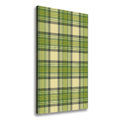 Wall art canvas Green grille