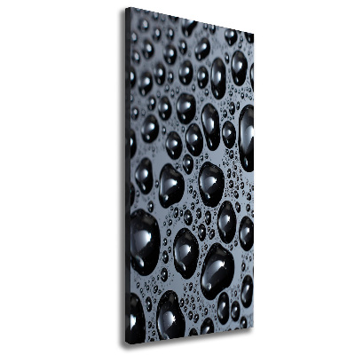 Canvas wall art Drops of water