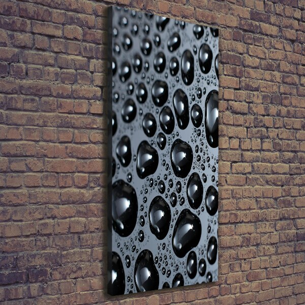 Canvas wall art Drops of water