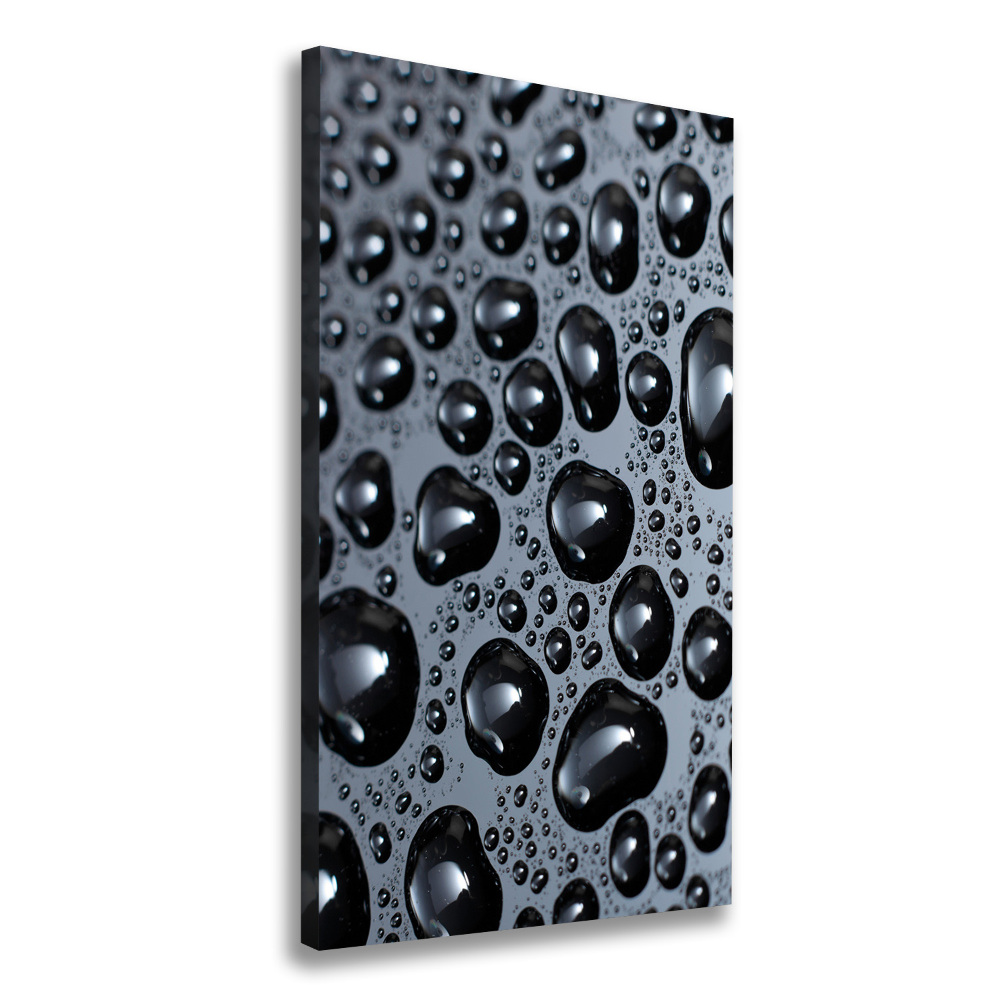 Canvas wall art Drops of water