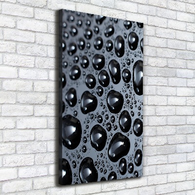 Canvas wall art Drops of water