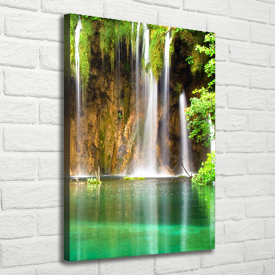 Wall canvas art Plitwickie lakes