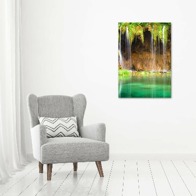 Wall canvas art Plitwickie lakes