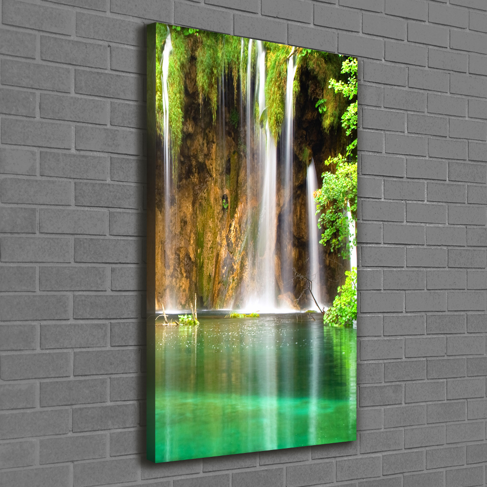 Wall canvas art Plitwickie lakes