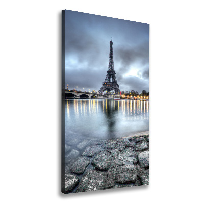 Wall art canvas large Eiffel Paris tower