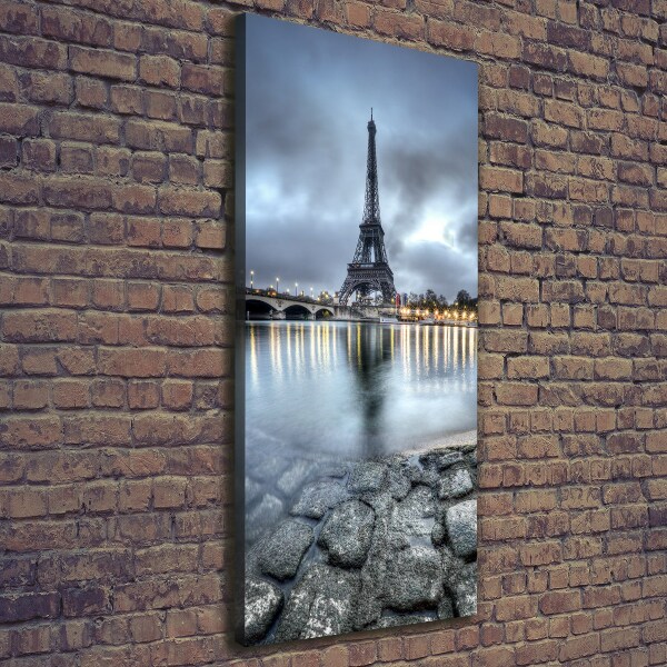 Wall art canvas large Eiffel Paris tower