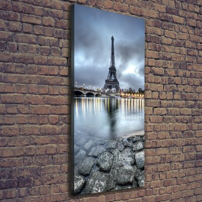 Wall art canvas large Eiffel Paris tower