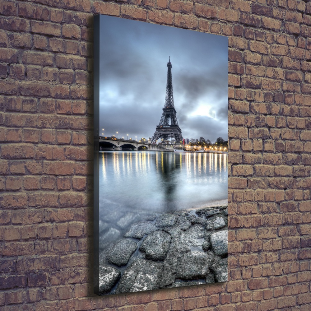 Wall art canvas large Eiffel Paris tower