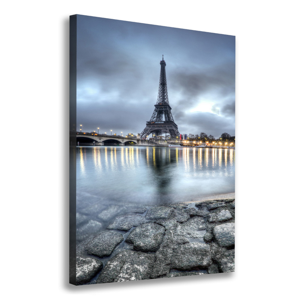 Wall art canvas large Eiffel Paris tower