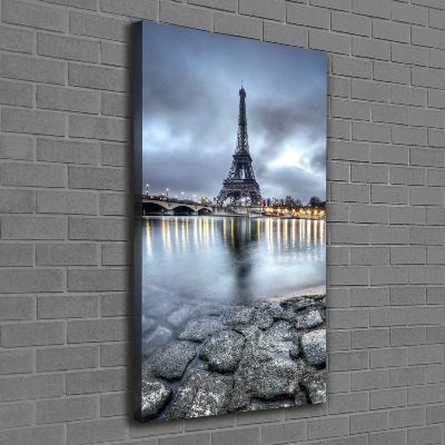 Wall art canvas large Eiffel Paris tower