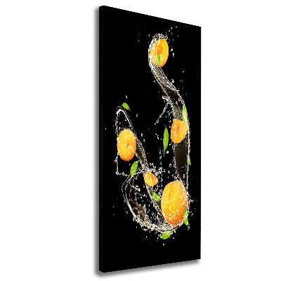 Wall art canvas large Oranges