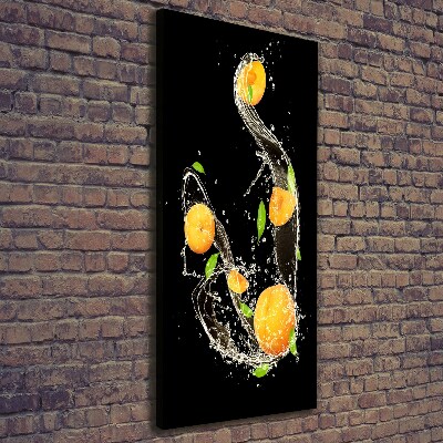 Wall art canvas large Oranges