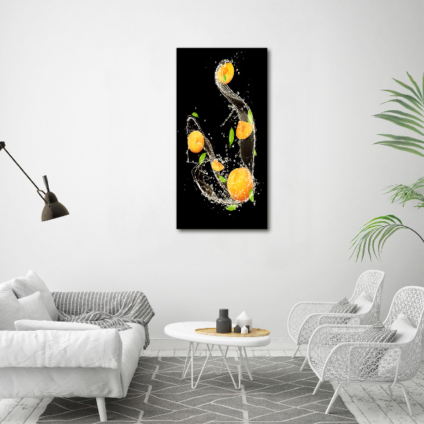 Wall art canvas large Oranges