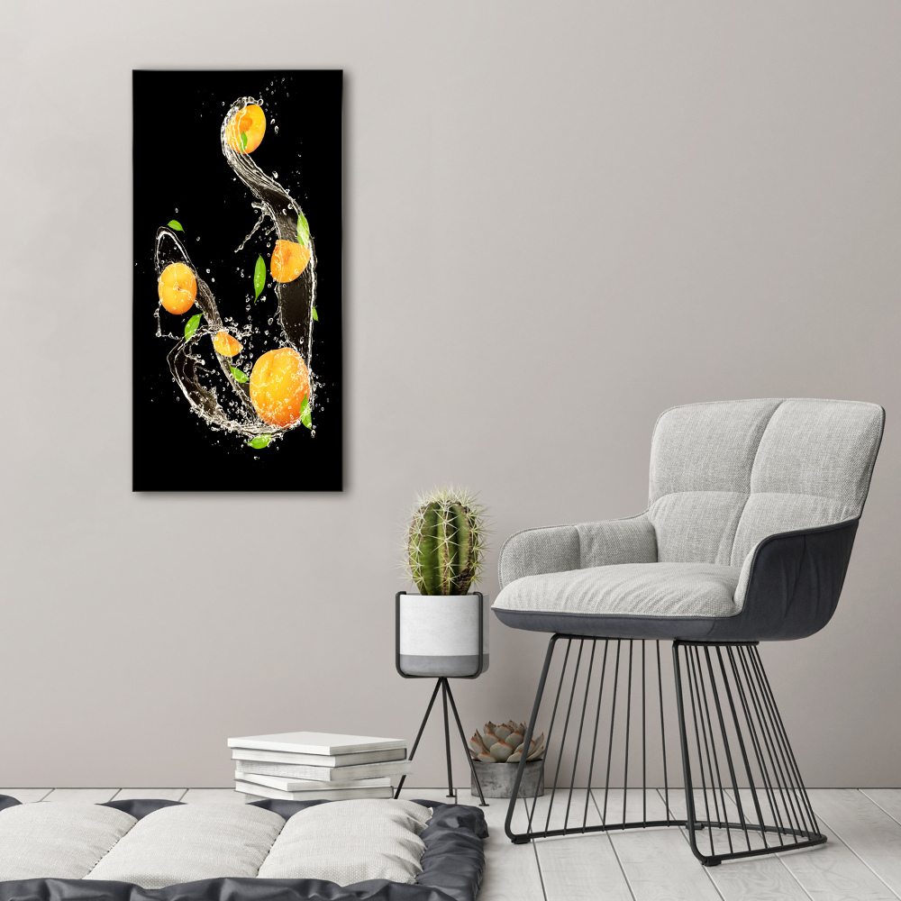 Wall art canvas large Oranges