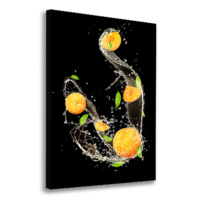 Wall art canvas large Oranges