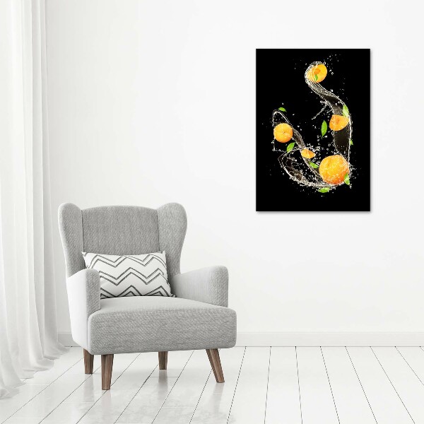 Wall art canvas large Oranges