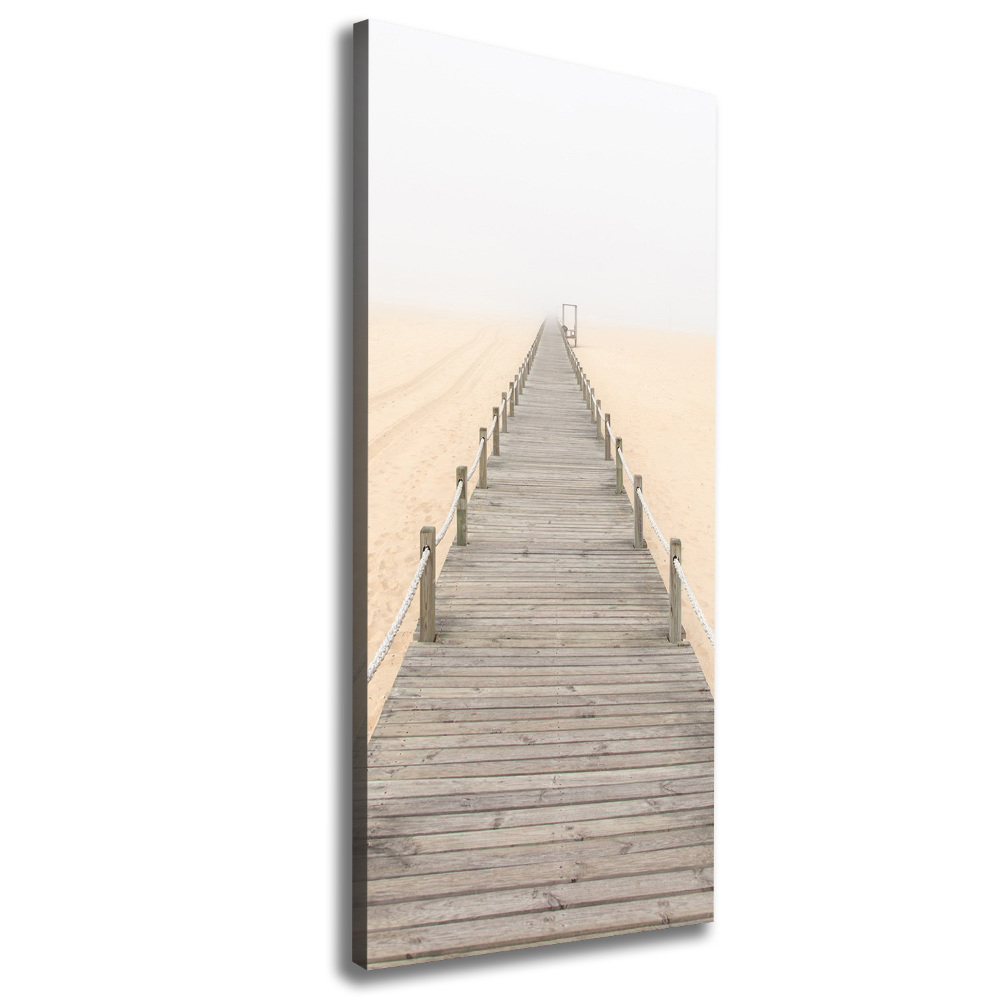 Wall canvas art Path on the beach