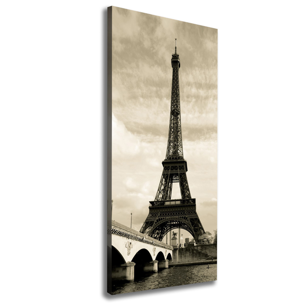 Wall art canvas large Eiffel Paris tower