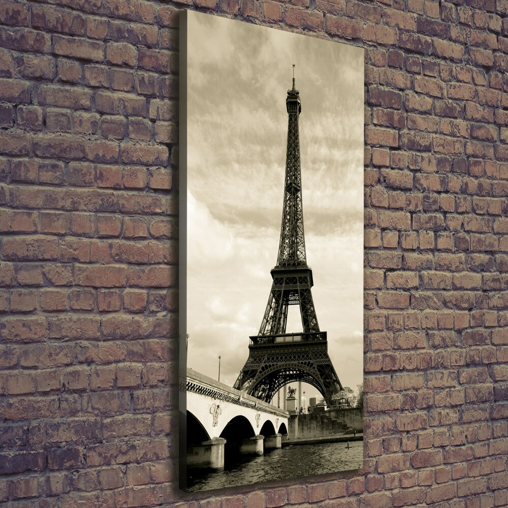 Wall art canvas large Eiffel Paris tower