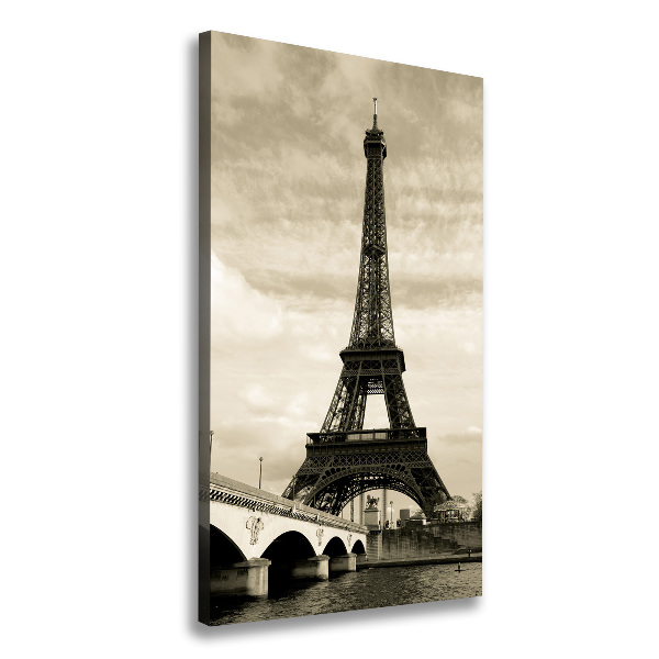 Wall art canvas large Eiffel Paris tower