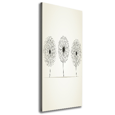 Large canvas wall art dandelions