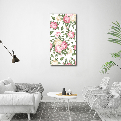 Wall art canvas large Roses