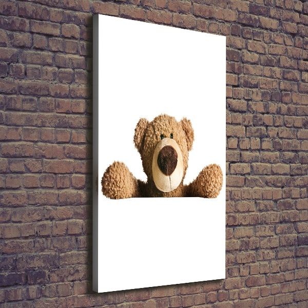 Canvas wall art Teddy bear