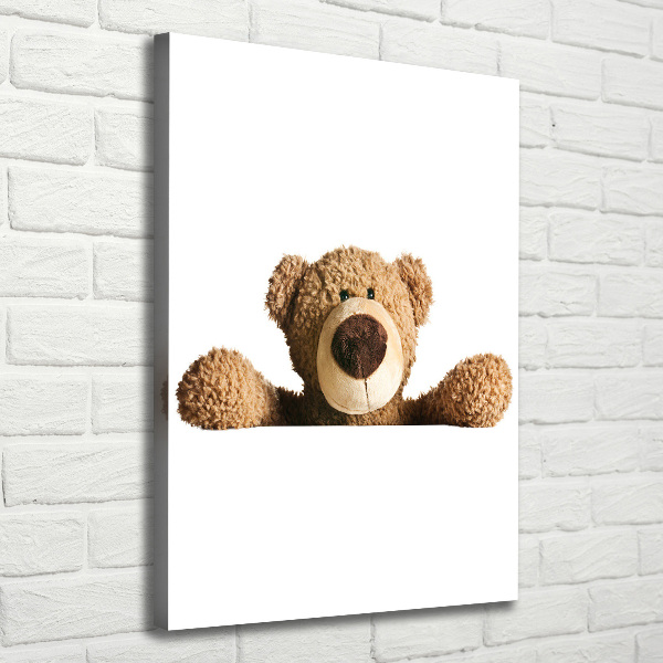 Canvas wall art Teddy bear