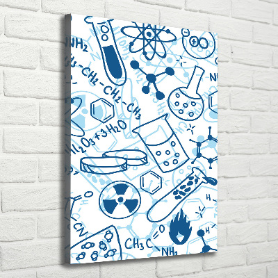 Large canvas wall art Background chemistry