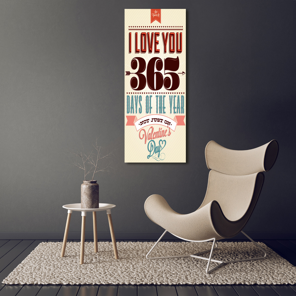 Canvas print Valentine's day