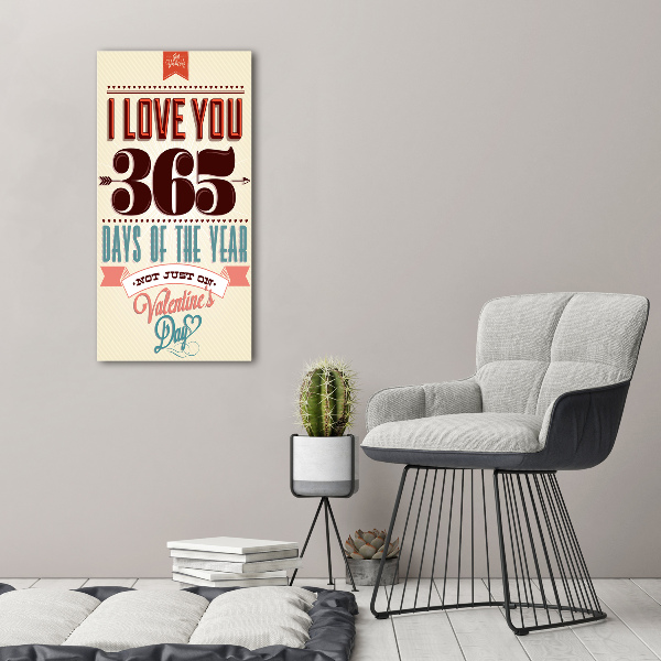 Canvas print Valentine's day