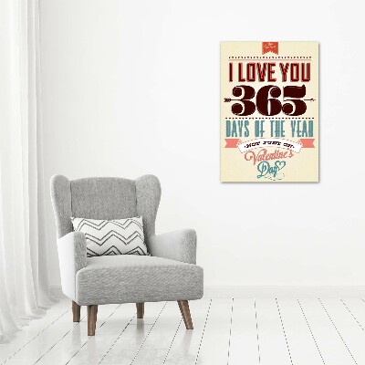 Canvas print Valentine's day