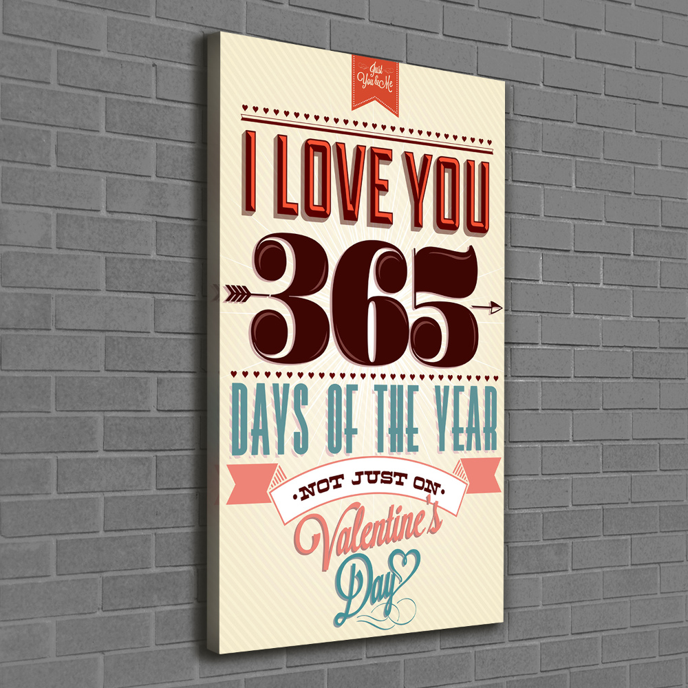 Canvas print Valentine's day