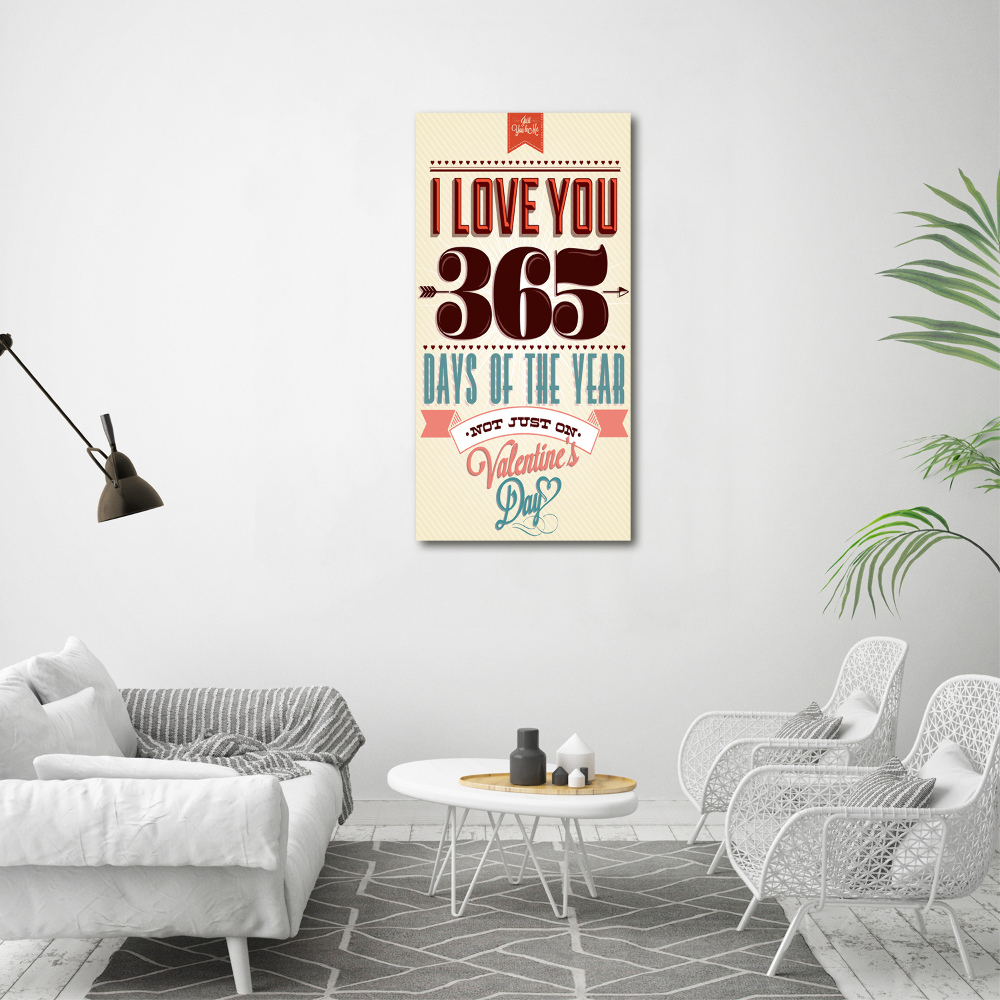 Canvas print Valentine's day