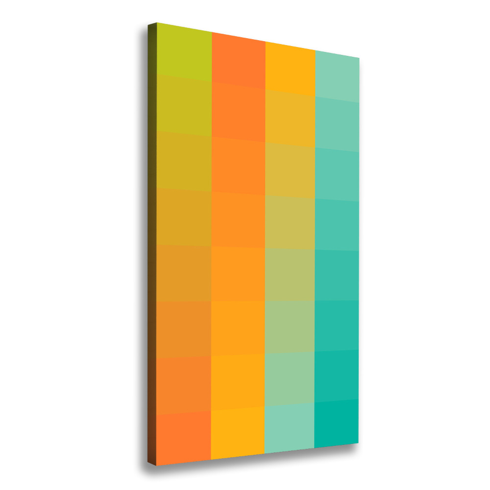 Canvas wall art Colorful squares