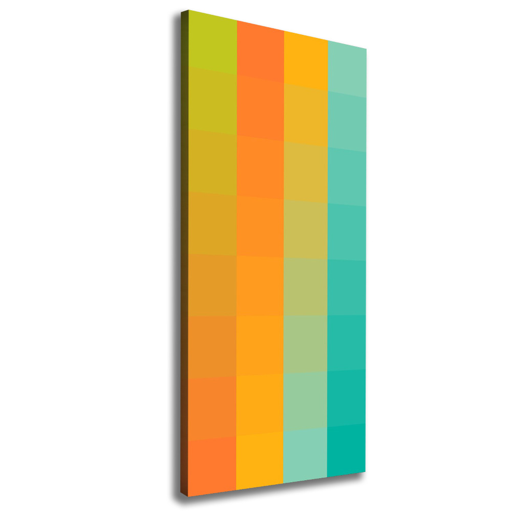 Canvas wall art Colorful squares