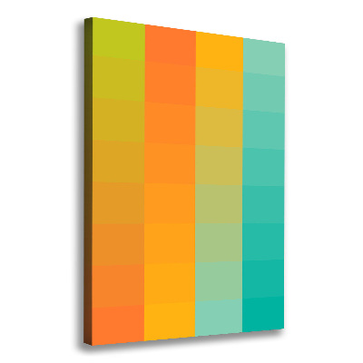 Canvas wall art Colorful squares