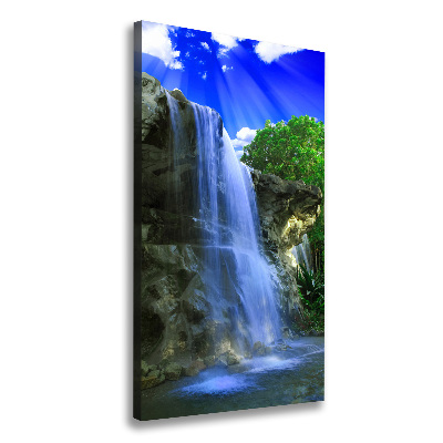 Canvas wall art Waterfall