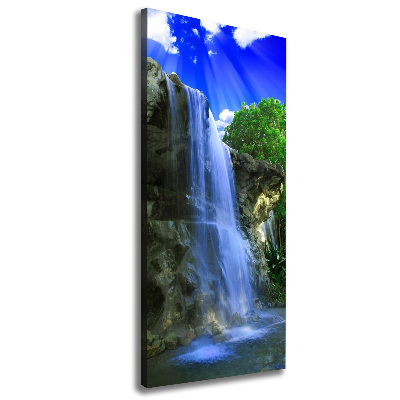 Canvas wall art Waterfall