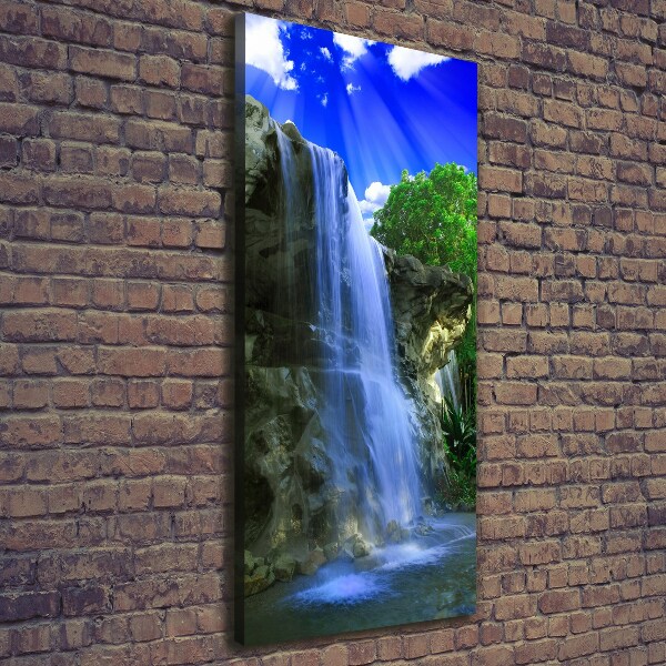 Canvas wall art Waterfall