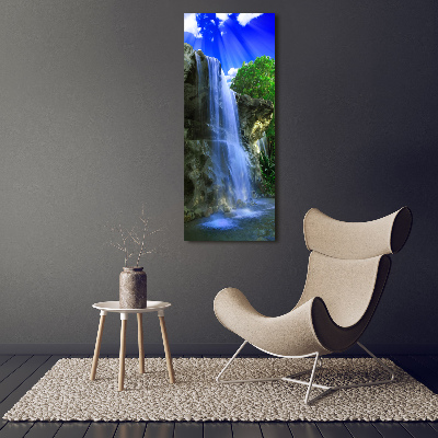 Canvas wall art Waterfall