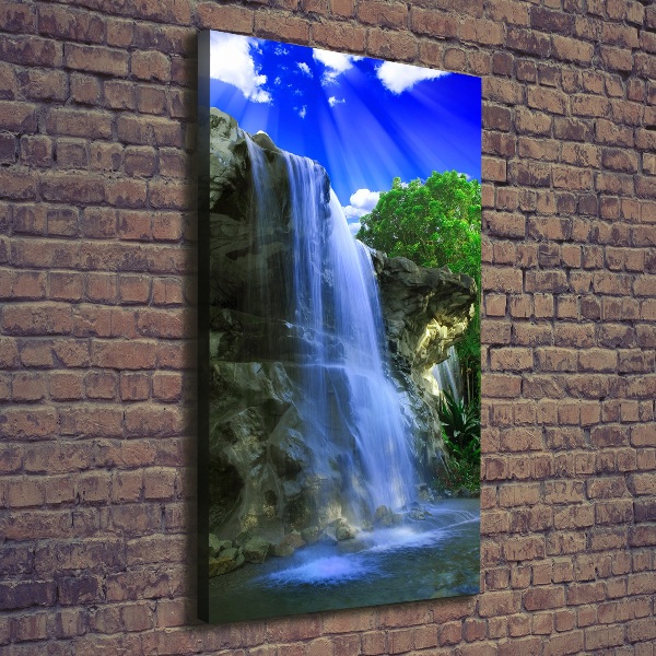 Canvas wall art Waterfall