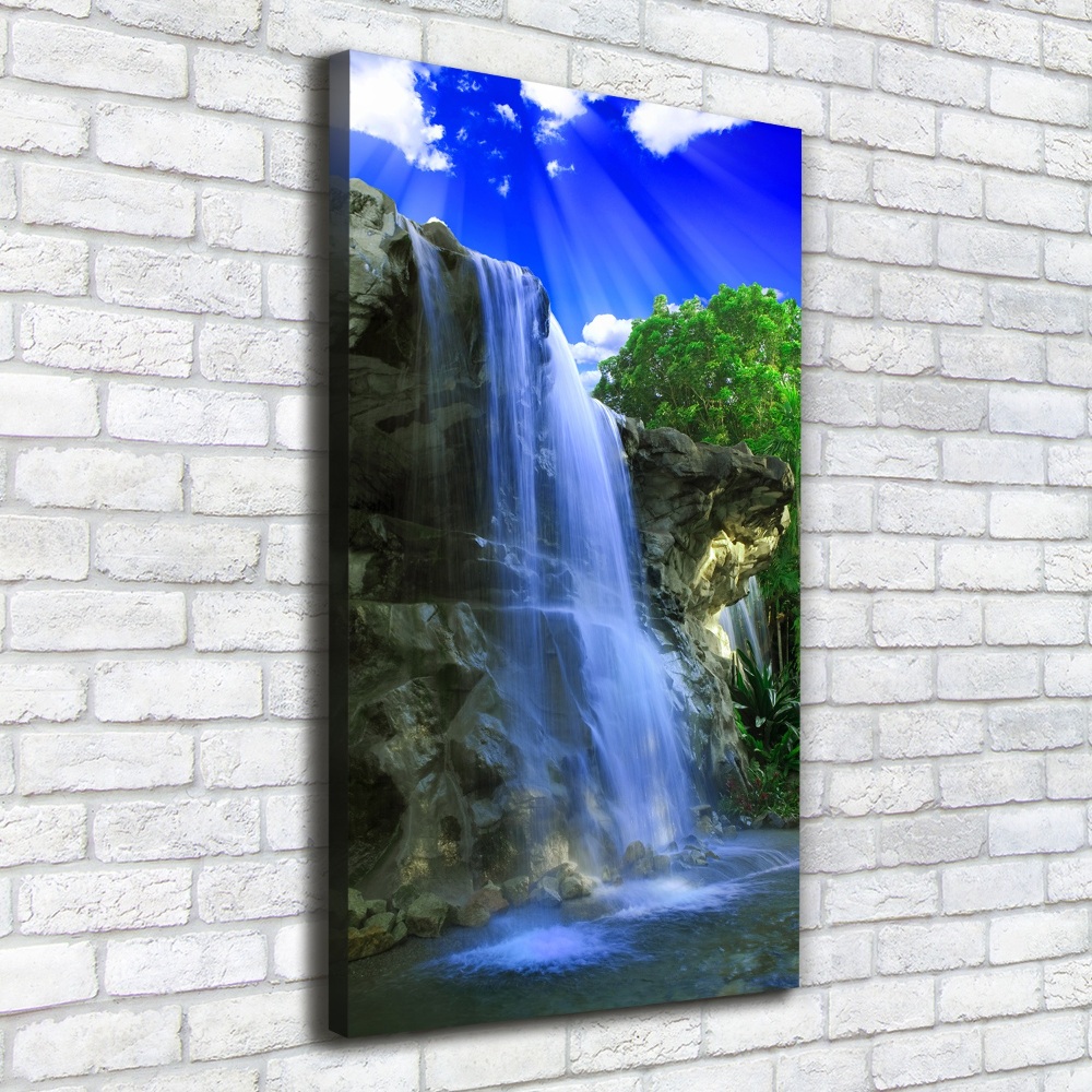 Canvas wall art Waterfall