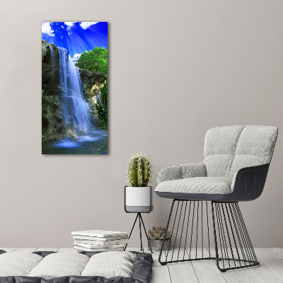 Canvas wall art Waterfall