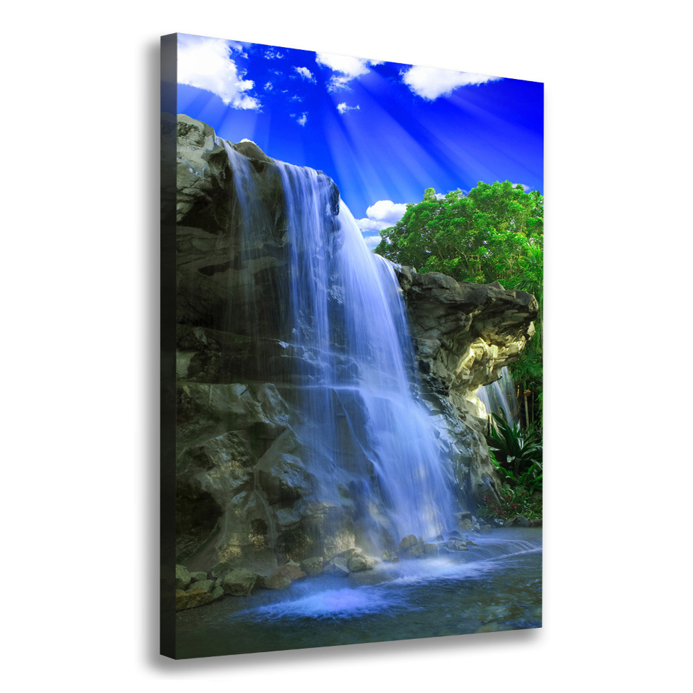 Canvas wall art Waterfall