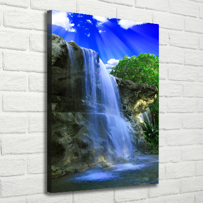 Canvas wall art Waterfall