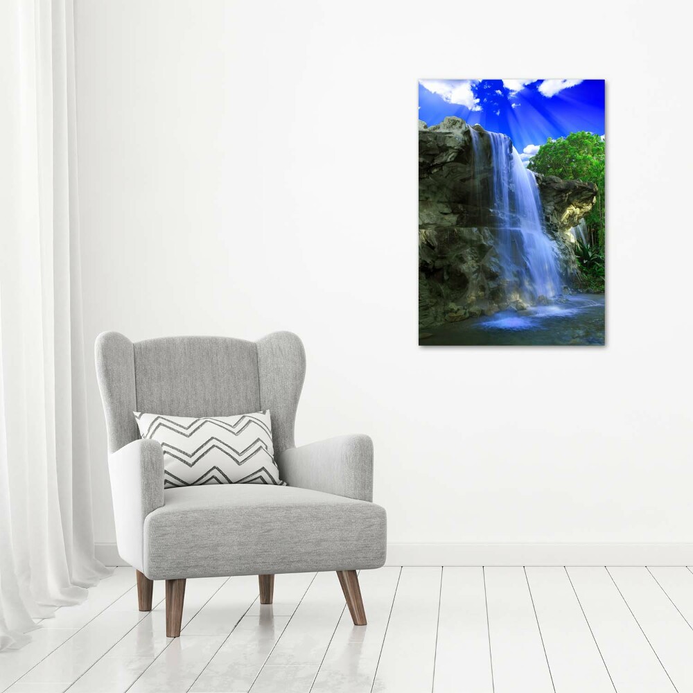 Canvas wall art Waterfall