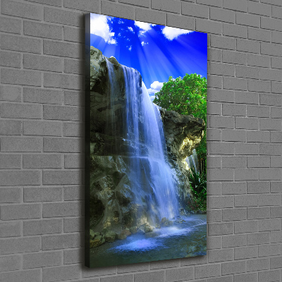 Canvas wall art Waterfall