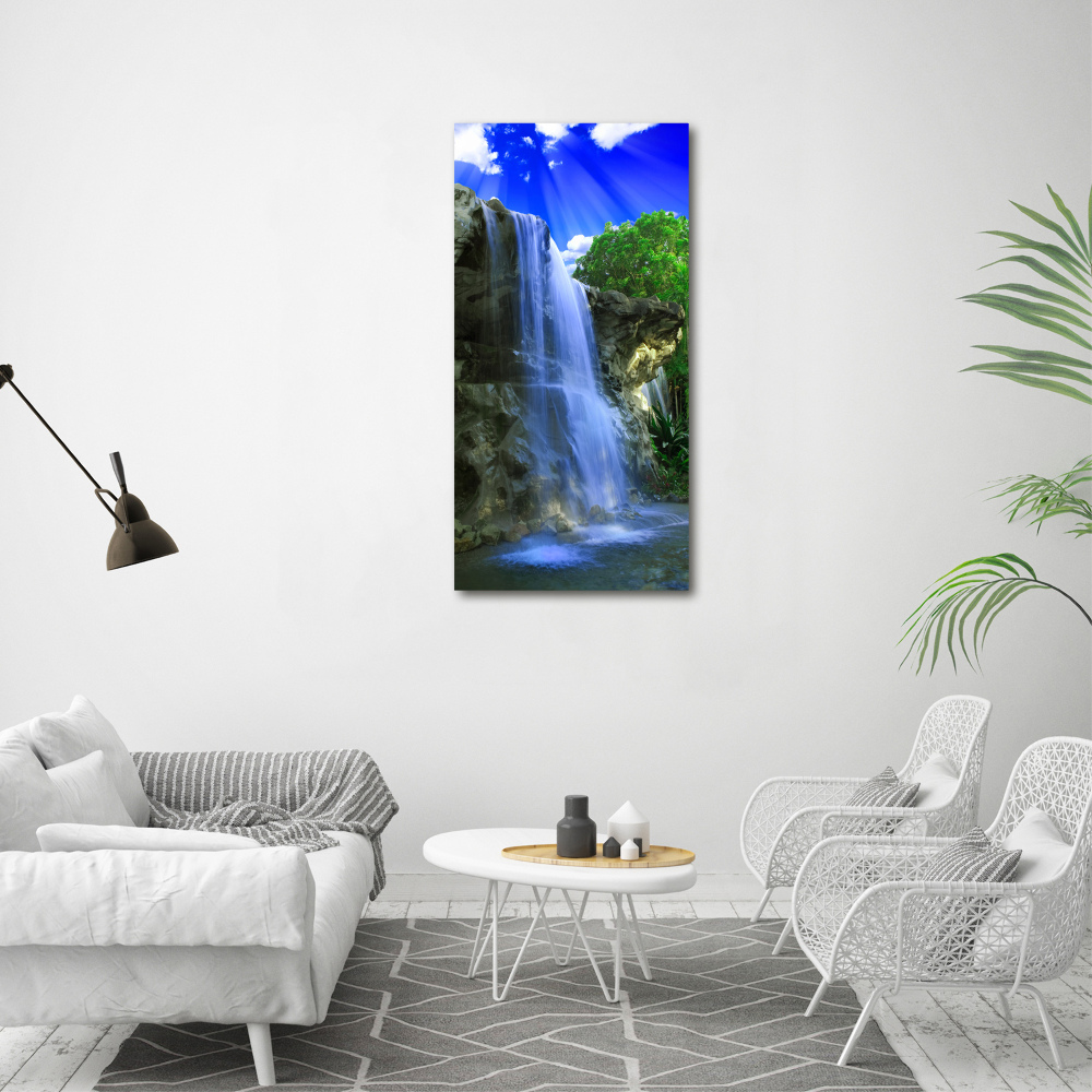 Canvas wall art Waterfall