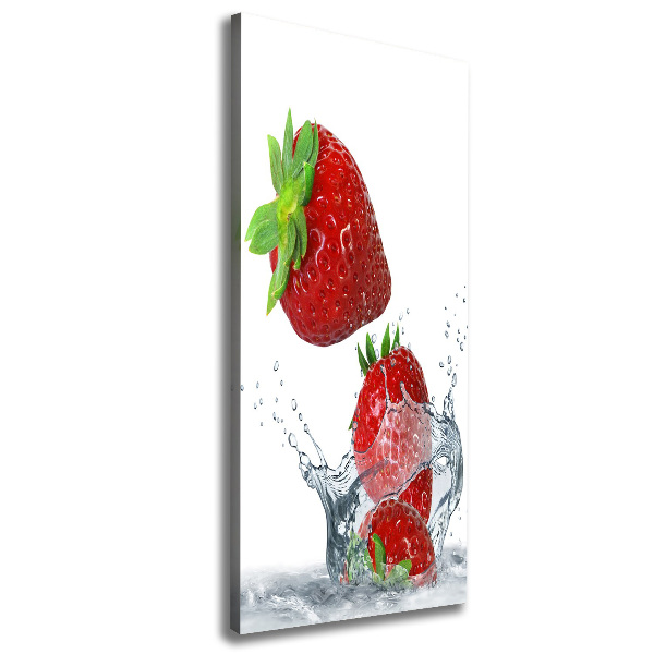 Large canvas wall art Strawberries